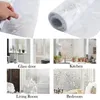 Window Stickers Creative Film Sticker Privacy Frosted Stained Glass Static Decorative Home Wedding Room Decor