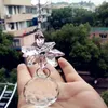 Chandelier Crystal Top Quality Glass Diy Suncatcher Faceted Ball Pink Beads Pendant For Part Christmas Tree Hanging Decoration