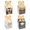 Celebrazione della laurea personalizzata Celebrazione Candy Box a tema Party Return Packaging Box Paper Box Stillering Valuto A377