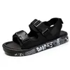 Sandals P84 Style Beach Shoes Men's Summer Flat Bottom Buckle Home Comfortable Wear-resistant Tide