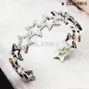 Bileklik 4 Parça Yıldız Bangles Mix Renkler Dolu Metal Bigh Kalitesi Kadınlar Moda Mücevherleri Zirkon Aksesuarlar Bilezikler 51150