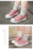 Atletische schoenen witte kinderen klassieke casual canvas ademende jongens sneakers merk peuter girls sport running kindertrainers