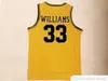 Ed Herr NCAA College Basketball Jerseys White Chocolate Jason 55 Williams Jersey Dupont High School Yellow 33 Shirts S-2XL