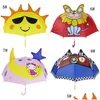Umbrellas Kids Cartoon Sunny Rainy Animals Frog Tiger Penguin Print Polyester Umbrella Hanging Longhandle Gifts Dh1080 Drop Delivery Dhfat