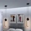 Lampade a sospensione Lampadari a LED nordici a 3 modalità Lampadari moderni sospesi per soffitto Sala da pranzo Lampada da arredamento per camera da letto