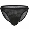 Mutande Sexy Intimo Trasparente Slip da Uomo Mutandine Morbide Bikini Lingerie Maschile