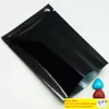 Borsa piatta in foglio di alluminio nero termosaldabile Bustina per imballaggio alimentare con placcatura alluminizzataSacco di plastica colorata all'ingrosso