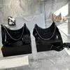 Designer Nylon Handbags For Women Messenger Shoulder Bag Simple Versatile Crossbody Bag Geometric Hobo Bags With Mini Coin Purse