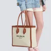 2024 totes Ecru Canvas B Army 42 Tote Women Borse Designer Borse Designer Borse a tracolla Borsa