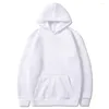 Heren Hoodies Spring en Autumn Menswear Sweatshirt Plain Color Casual Hoodie Loose