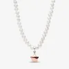 Authentische Anh￤nger Halsketten Star Perlen Frauen 925 Silberanpassungen Pandora mit Originalbox Charms Geburtstag Geschenk Weihnachten Schmuck N018