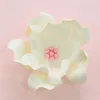 Fiori decorativi 2023 FAI DA TE Grande Rosa Gigante di Carta 15 CM Per Fondali di Nozze Decorazioni Artigianato Baby Nursery Compleanno Decorazione Della Parete