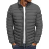 Jaquetas masculinas Zogaa Men Cotton Puffer Jacket Mens Parka Casaco de inverno sólido Solid Plus Size Survedmoting Zipper Streetwear Casual