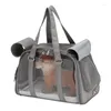 Dog Car Seat Covers Transparent Carrier Bag Fashion Breathable Foldable Cat HandBag Pet Single Shoulder Bags Travel Portable Dogs Diagonal
