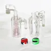 Hookahs Bong Glass Ash Catcher Bowl Bubbler 14mm 18mm Masculino Joint com 4mm Quartz Bangers Percolator Oil Dab Rig