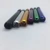 Ultimi tubi colorati in lega di alluminio Portatili portatili con filtro per sigarette per tabacco con erbe aromatiche Catcher Catcher Taster Bat One Hitter Pipe Dugout Case Tube Tips DHL