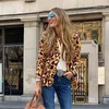 Damesjassen vrouwen luipaard sexy winter warme jas windjas vestiging long chaqueta mujer 2023