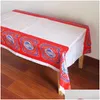 Table Cloth 108X180Cm Disposable Plastic Tablecloth Eid Alfitr Ramadan Er Waterproof For Moslem Islamism Decoration Dbc Drop Deliver Dh0Ab