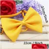 Dog Apparel Fashion Pet Bow Tie Adjustable Neck Cute Cat Collar Christmas Decoration Supply Accessory Wholesale Vt0398 Drop Delivery Dhvlh