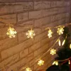 Saiten LED-Schneeflocken-Lampenschnur, Hochzeit, Urlaub, Arrangement, kleine Laternen, blinkende Lichter, Mädchenherz, Zimmerdekoration