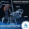 Skönhetsartiklar anal vibrator manlig prostata massager med penis ärm ring kuk stimulator cockring sexiga leksaker för män kvinnor som värmer onanator