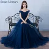 Feestjurken op maat gemaakte marine royal blauw paarse prom lilac tule elegante vrouwen prinses veter bruiloft jurken lange jurken