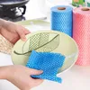 Dinnerware Sets Duster Cloth Dish Rag Towel Dishcloth Eco-Friendly Disposable To Wipe Cleaning Tools Kitchen Brush 50 Pcs/Roll