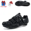 Cykelskor Professionell Ultralight Shoes Män utomhus racing MTB Cleat Breattable Bicycle Sports Sneakers Road Cykel SPD