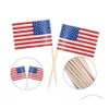 Feestdecoratie 100 stcs American Tooticks vlag cupcake toppers uk tootick bak cake decor drink biersticks benodigdheden dbc drop deliv dhi5c