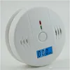 Alarm Sistemleri LCD CO Sensörü Tek başına Çalışma Yerleşik 85dB Siren Ses Bağımsız Karbon Monoksit Zehirlenmesi Uyarı Alarm Detektörü