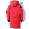 Men's Jackets 2023 Winter Down Jacket Hooded Fashion Long Parkas Windproof Waterproof Thick Warm Coat 230106