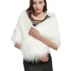 Scarves Women 2023 Fur Shawls Imitation Mogolia Sheep Cloak Shoulder Wraps Faux Shawl