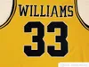 Ed Herr NCAA College Basketball Jerseys White Chocolate Jason 55 Williams Jersey Dupont High School Yellow 33 Shirts S-2XL