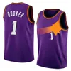 Devin 1 Booker Chris Paul 34 Basketball Jersey 2023 Phoenixs Sun DeAndre Ayton Steve Barkley Jerseys 22 13 City Mens Retro Shirt Black