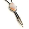 Noeuds papillon Vintage Agate Art Bolo Tie pour hommes femmes à la main nouveauté cravates cadeaux de fête de mariage accessoires de bijoux de mode