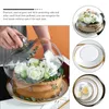 Plates Cake Dome Stand Coverwith Dessert Cloche Plate Display Ceramic Cupcake Lid Platter Traybell Serving Holder Boards Inch Pastry