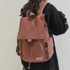 Backpack Trendy Lady männliche Leinwand Draw String Laptop College Boy Girl Schultasche Frauen Männer Reisen Mode weibliches Buch