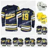 Le hockey universitaire porte le maillot de hockey des Wolverines du Michigan 2021 Max Pacioretty College NCAA Dylan Larkin Matty Beniers Owen Power Cam York Strauss Mann Thomas