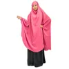 Ubranie etniczne One Piece Duży Khimar Modlitwa Hidżab Odznięcie nad głową Niqab Muzułmańskie Kobiety Ubierz Abaya Burqa szat Kaftan Ramadan Kult