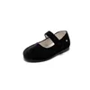 First Walkers Spring Kids Shoes Children Casual Baby Girls Black Fashion Loafers Toddler Velvet Ballet Flats Boys Moccasin Mary Jane 230106