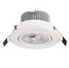 Ventes chaudes 9W 3X3W Dimmable Led Downlights Plafonnier Blanc Shell 45 Angle 600LM Led Down Lights AC 110-240V