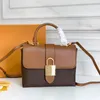 Tasarımcı Çantalar Kilit Tote Çanta Çanta Çantası Crossbody Omuz Torbası Kadın Çanta Lüks Çantalar El Messenger Çantaları 44141 Metalik Moda Çantaları