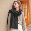 Écharpes VISROVER 8 Colorways Plaid Cachemire Femme Écharpe d'hiver Mode Femme Laine Handfeel Châle Vérifié Wraps Cadeau