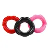 Red Lip Sexy Rubber BDSM Lips Shaped O Ring Mouth Gag Fetish Adult For Woman Products Oral Sex Toys C18112701229c3687876