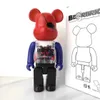 Action Action Toy Toy Toy 2022 Bearbrick 400 28cm Bear Brick Action Figures Hot Formerable Decoration Toys with Anime Cartoon Doodle T230105