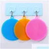 Cleaning Brushes Round Sile Brush Antiscald Nonstick Oil Kitchen Dish Washing Clean Hygienic Artifact Rag Vt1931 Drop Delivery Home Dh97G