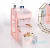 2023 Layers Transparent Desktop Drawer Type Storage Box Mini Cosmetic Organizer Sundries Holder Home Office