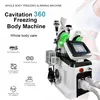 Cryolipolysis Fat Freezing 360 coolsculping Cryo Cryotherapy Slimming 40K ultrasonic Cavitation RF Body Cellulite Reduction -10 to 45 Degree with Changeable Cups