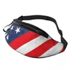 Waist Bags USA 4th Of July Bag Independence Day Teenagers Jogging Pack Pattern Polyester