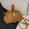 Stuff Sacks 2023 Winter New Shell Mobile Women's Fashion Leisure Litchi Texture One Shoulder Crossbody Bag